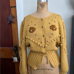 Vintage Hand-knit Austrian Trachten Sweater